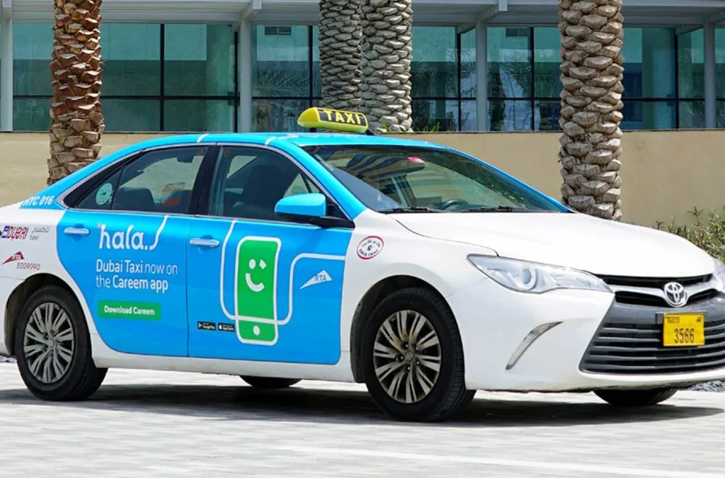Dubai Hala Taxi Trips Rise by 12%, Powering App and Taxi Ads
