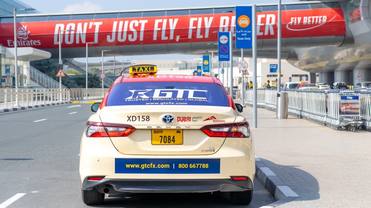 How to get your brand on airport taxis