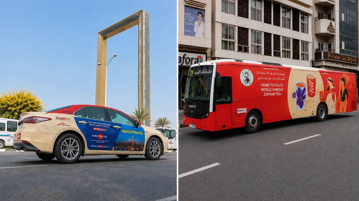 Taxi Advertising vs Bus Advertising: Key Differences
