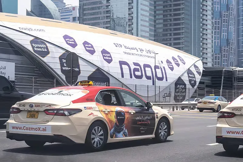 CozmoX AI Takes Voice AI Campaign to Dubai & Sharjah Taxis