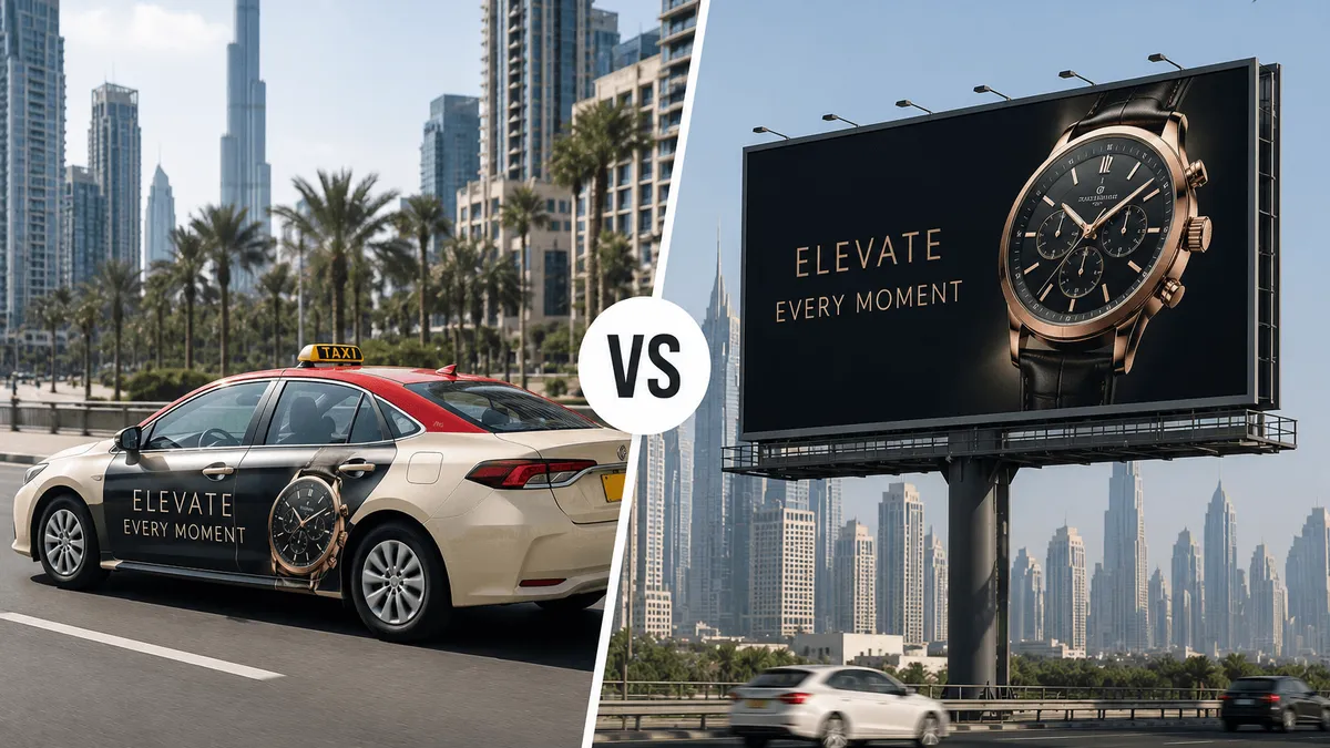 Taxi Advertising vs Billboard Advertising: Which Is Best?